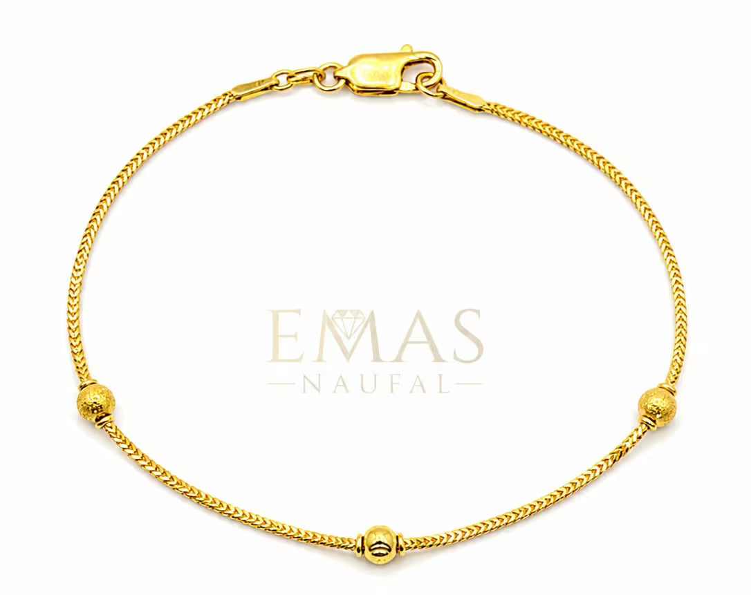 Rantai Tangan Pandora Bebola Manik