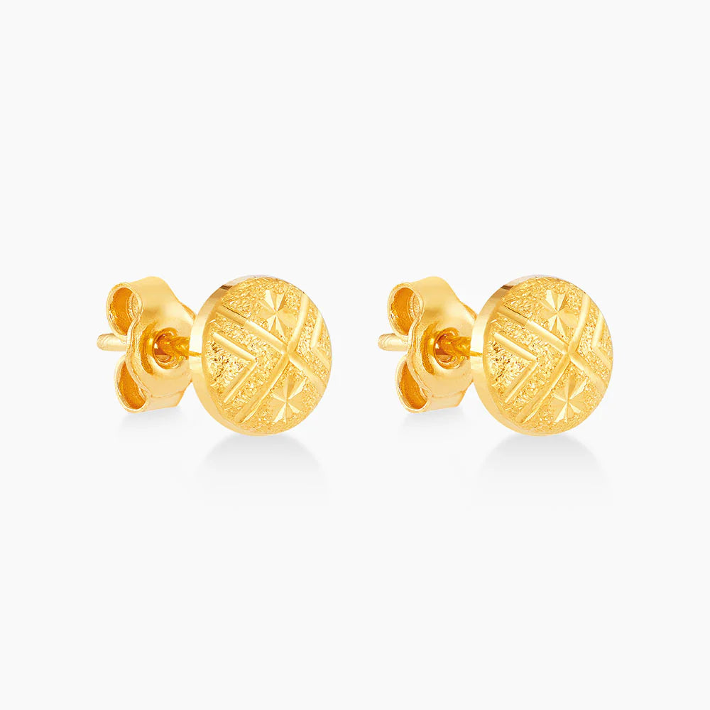916/22K Yellow Gold Earrings 3010(C)