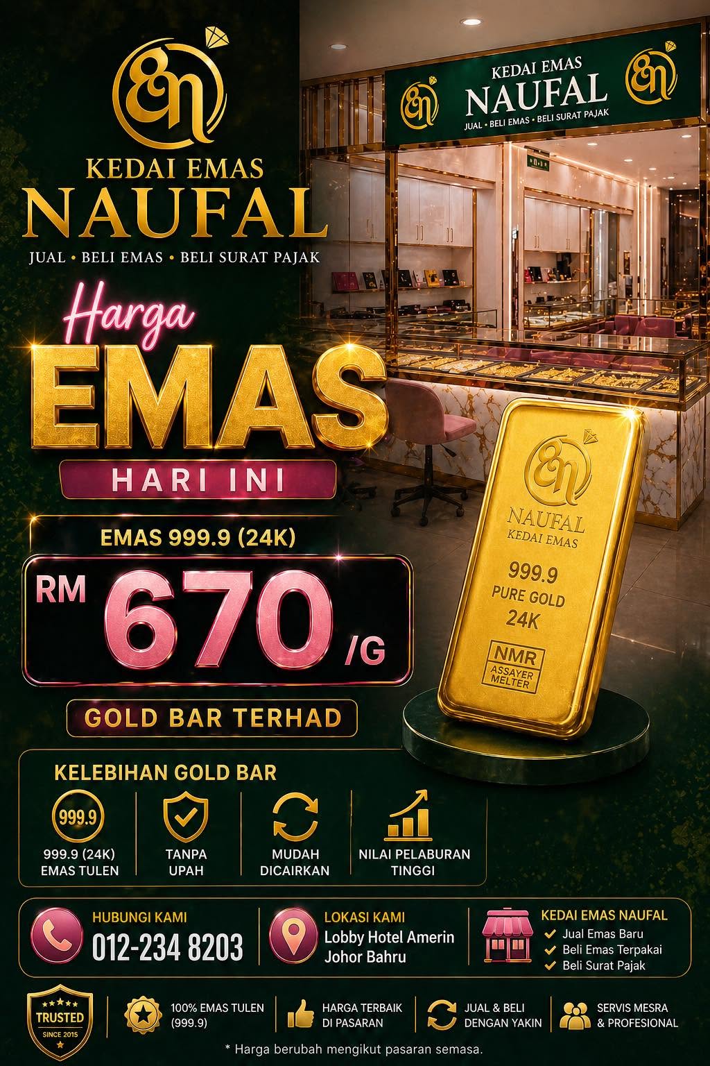 Emas Naufal Gold Bar