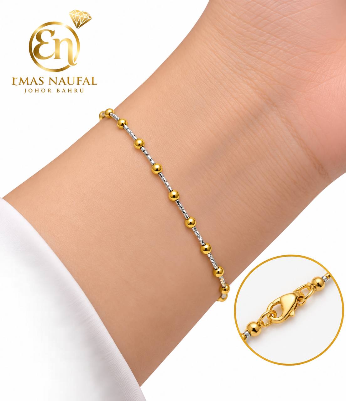 Dubai Royal Bead Two-Tone