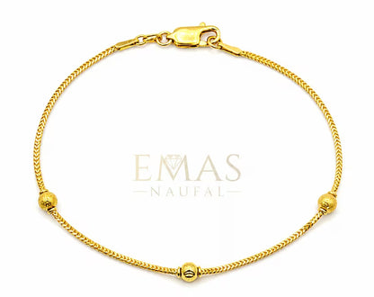 Rantai Tangan Pandora Bebola Manik