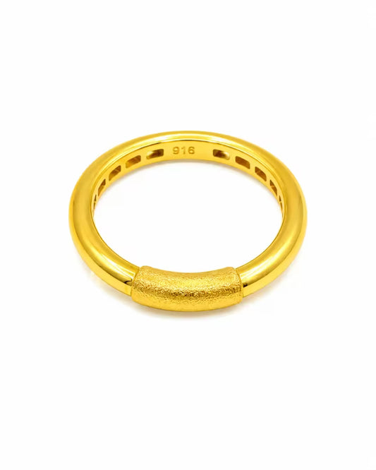 Tulip blossom sandy ring