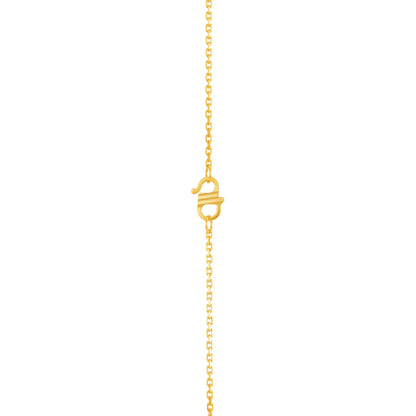 916/22K Yellow Gold Necklace GC870