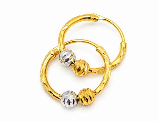 donut ring 3 warna keemasan