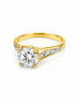 Cincin sin ter may rhodium keemasan