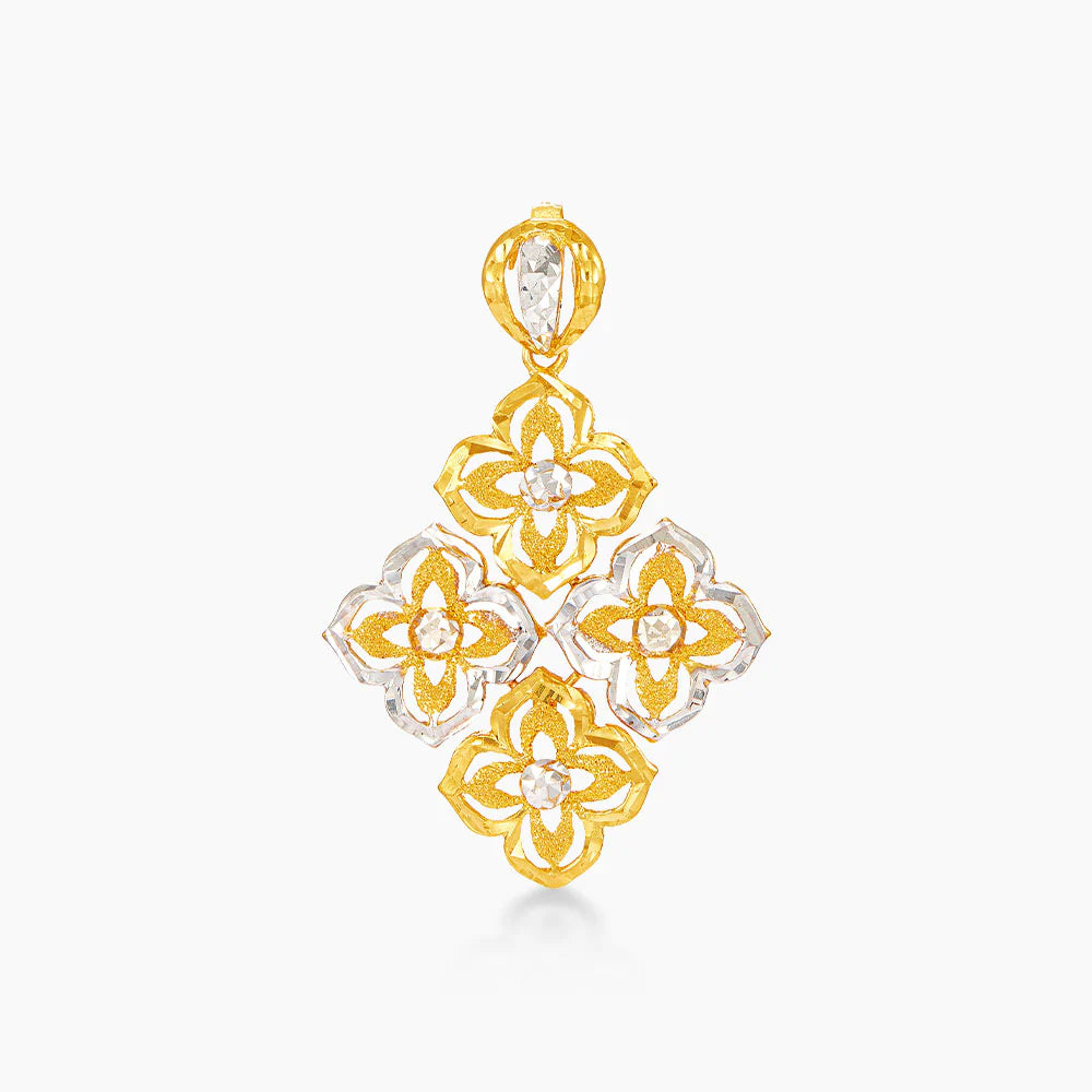 916/22K Yellow and White Gold Pendant 6200022YWS(P)