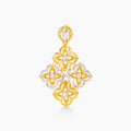 916/22K Yellow and White Gold Pendant 6200022YWS(P)