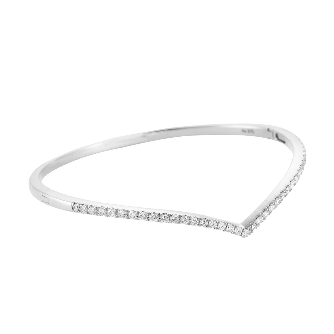 THE V | Diamond Bangle in 375/9K Gold 25797(B)