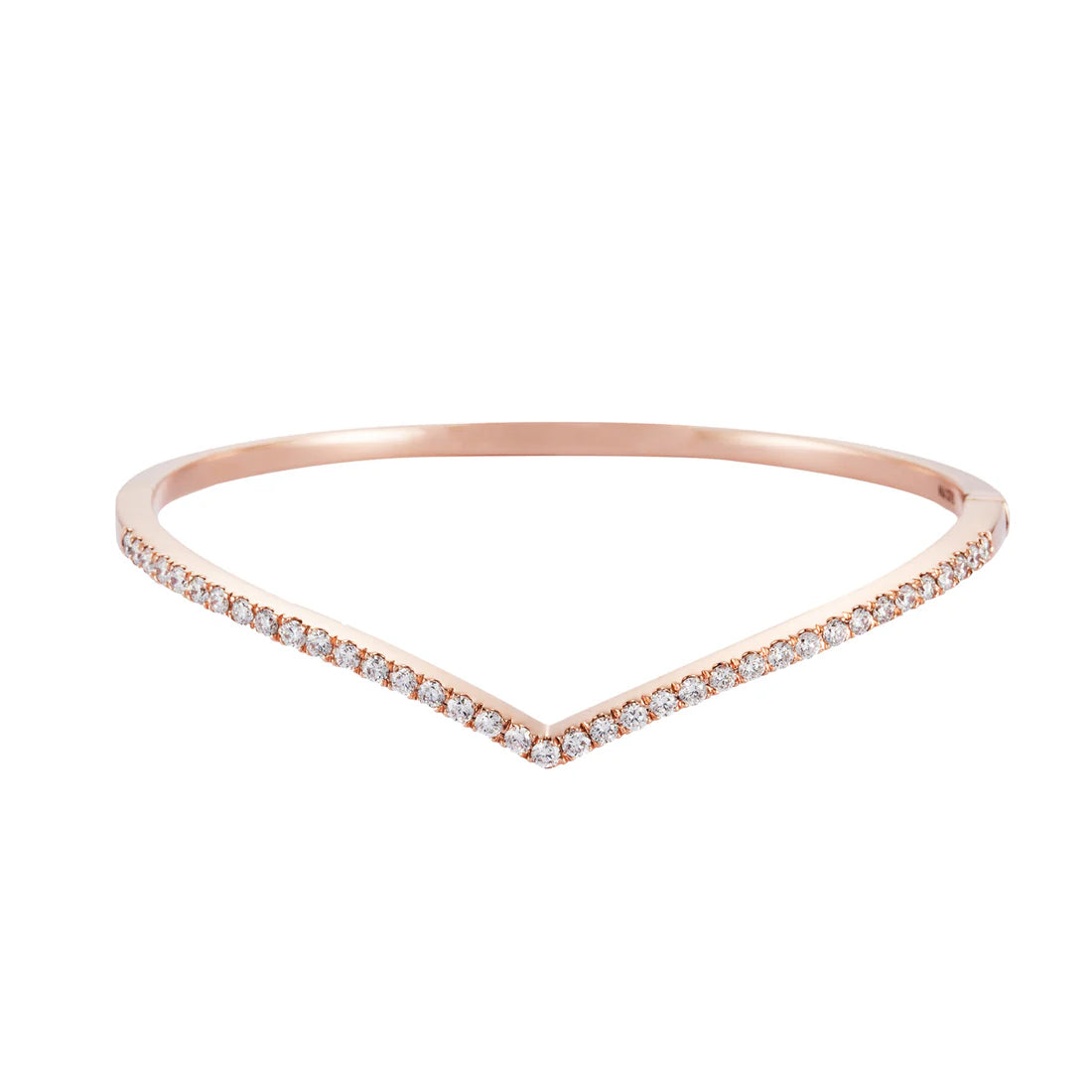 THE V | Diamond Bangle in 375/9K Gold 25797(B)