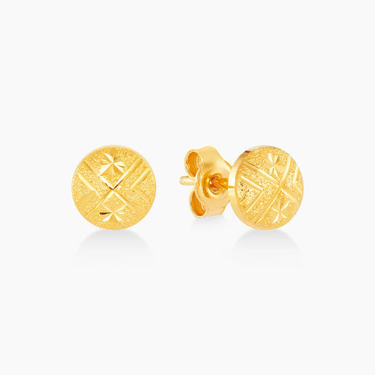 916/22K Yellow Gold Earrings 3010(C)