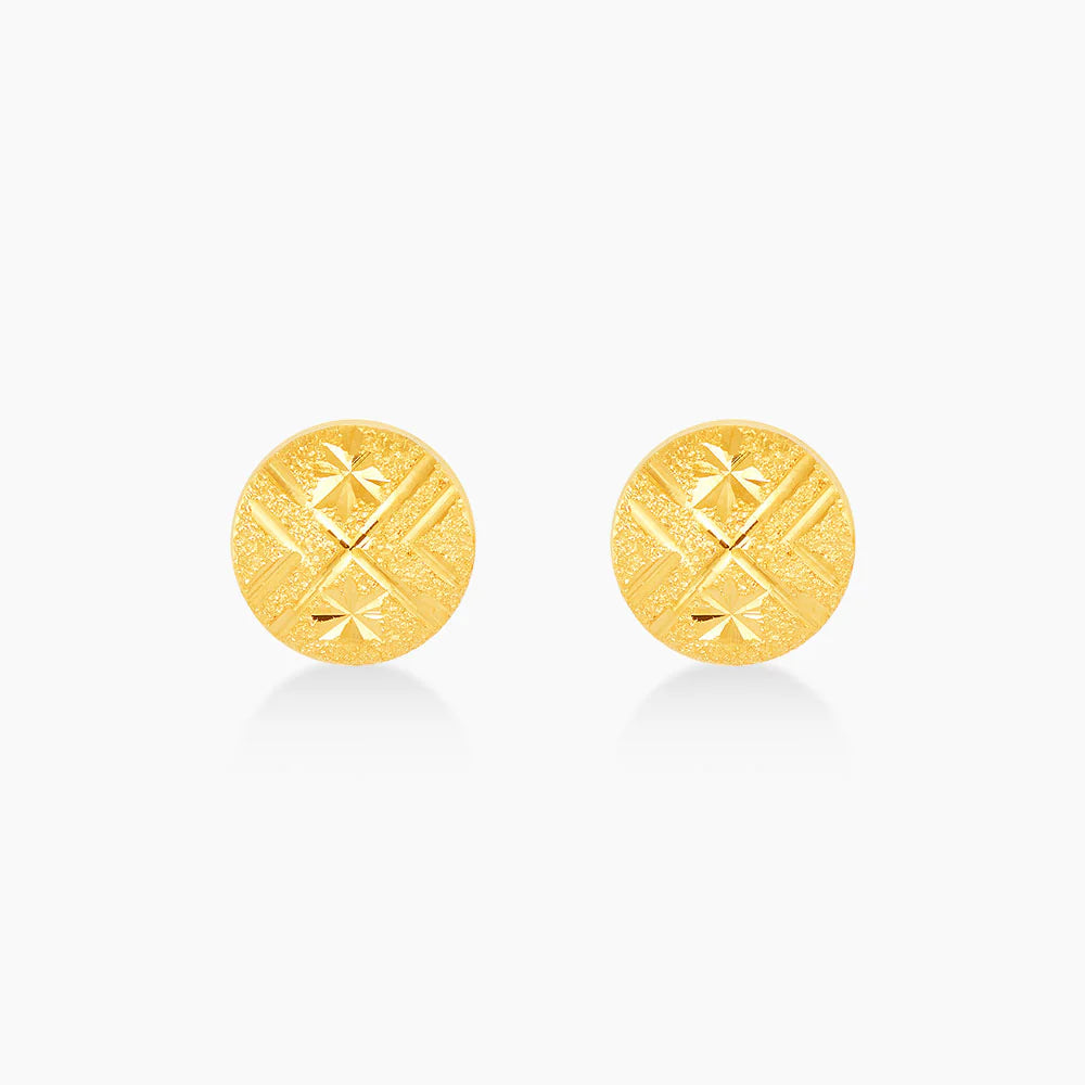 916/22K Yellow Gold Earrings 3010(C)