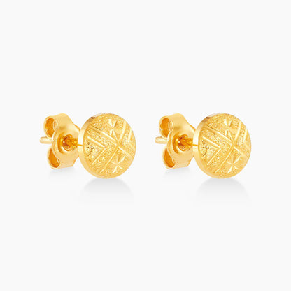 916/22K Yellow Gold Earrings 3010(C)