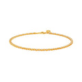 916/22K Yellow and White Gold Anklet 6900001YW
