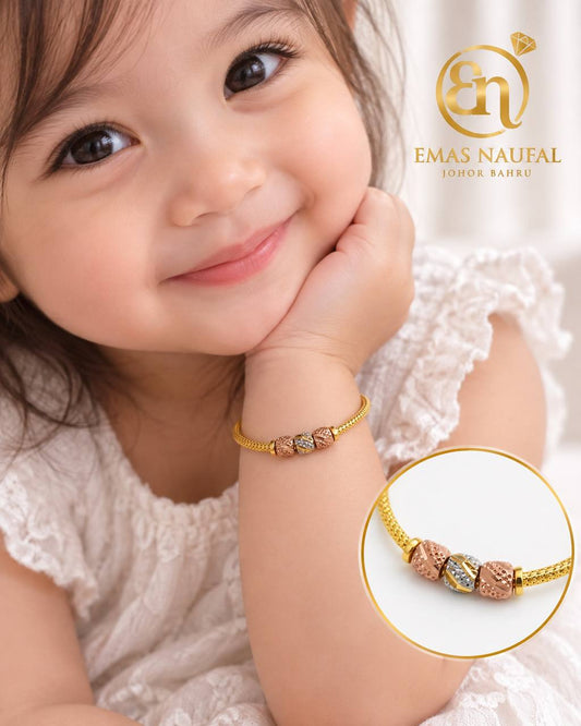 Bangle baby bebola manik