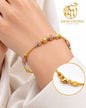 Rantai tangan bebola disco 3 warna rose gold , gold , rhodium