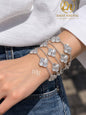 Rantai tangan bunga clover clover